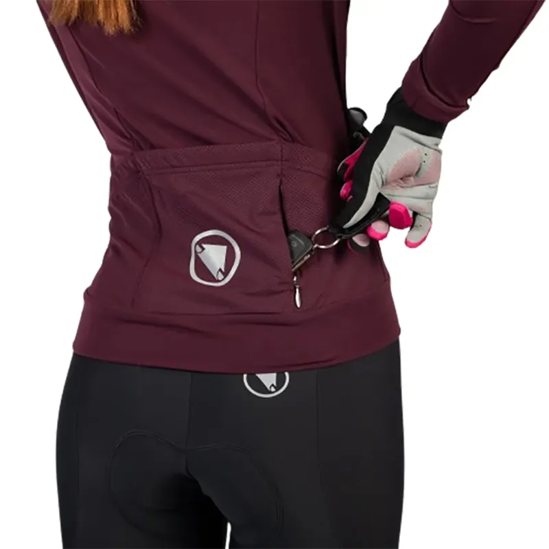Endura Women's Xtract Roubaix L/S Jersey Aubergine-7